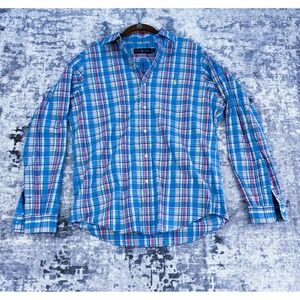Ralph Lauren Mens Long Sleeve Plaid Button Down Shirt Size M